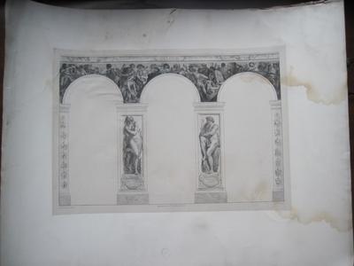 Reproduction d'un élément de décor mural : BELLUM