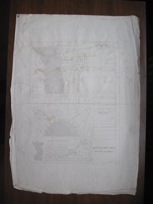 Relevés de détails architecturaux et projets de restauration de l'arc de Titus à Rome : Détails