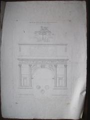 Relevés de détails architecturaux et projets de restauration de l'arc de Titus à Rome : arc restauré