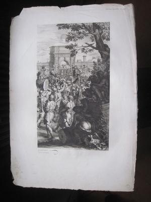 Scène de l'histoire d'Alexandre : Triomphe de Constantin