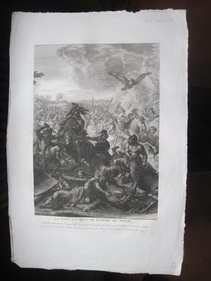 Scène de l'histoire d'Alexandre : La vertu est digne de l'empire du monde