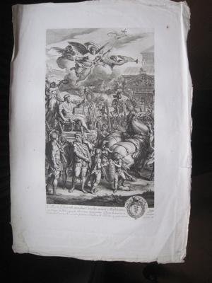 Scène de l'histoire d'Alexandre : Triomphe de Constantin
