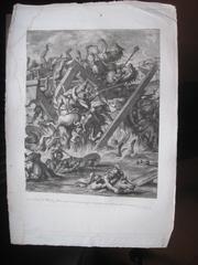 Scène de l'histoire d'Alexandre : Bataille du Pont Milvius