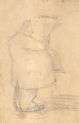 René Patouillard lisant L'Épicier