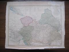 Carte du royaume d'Autriche