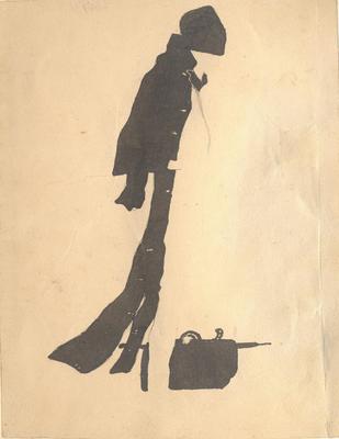 Antoine Larée : Ombre d’homme au sac 