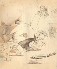 René Patouillard dans un musée
