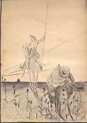 Antoine Larée et René Patouillard en Don Quichotte et Sancho Panza