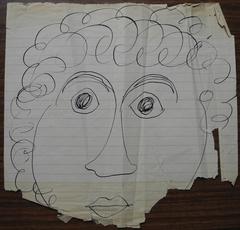Tête de femme de face