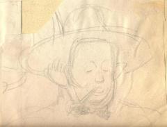Le plus enragé (évoluant en diverses attitudes) : portraits de Lucien Bazor, 3