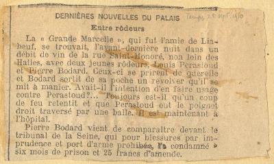 Dernières nouvelles du Palais