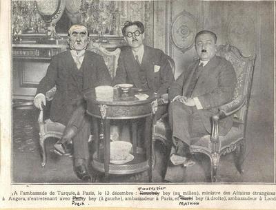 A l’ambassade de Turquie à Paris