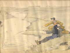 Scène de pêche 