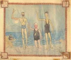 Scène de plage