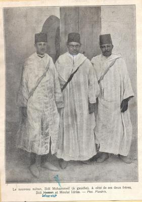 Le nouveau sultan Sidi Mohamed