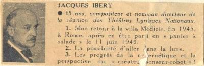 Article : Jacques Ibert