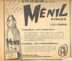 Publicité : Ménil orange 
