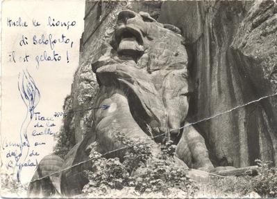 Carte : Lion de Belfort