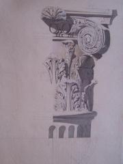 Arc de Septime Sévère à Rome ? : détails d’un chapiteau corinthien 