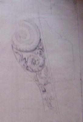 Arc de Septime Sévère à Rome ? : détail d’un rinceau