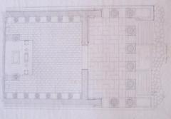 Rome, Temple de Vespasien et Titus : plan