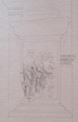 Arc de Septime Sévère à Rome : reliefs d’une des bases des colonnes avec des figures de captifs