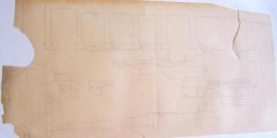 Rome, Tabularium ? : plan partiel