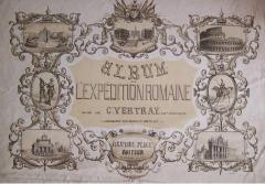 Page de titre pour l’Album de l’Expédition romaine