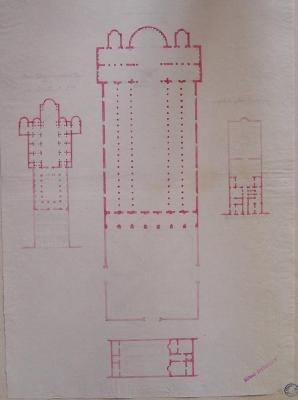 Plans de plusieurs édifices 