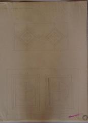 Eglise Saint Clément : détails de motifs décoratifs 