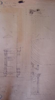 Eglise Sant’ Alessio : détails d’ornements 