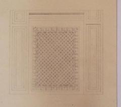 Eglise Saint Clément : détail de motif décoratif