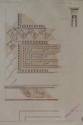 Eglise de la Trinité des Monts, motifs décoratifs