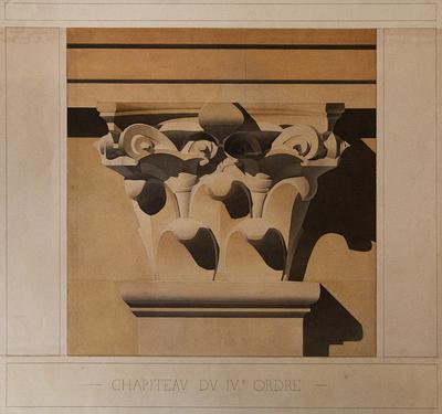 Rome, Colisée ? : chapiteau du quatrième ordre