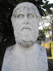 Hermès avec portrait de Sophocle