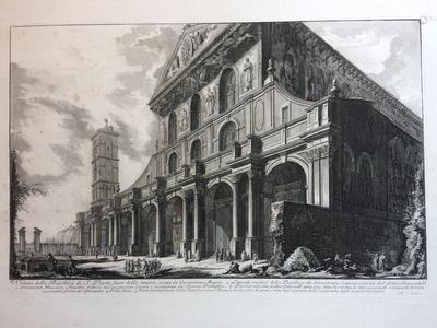 Veduta della Basilica di S. Paolo fuor delle mura... (in Vedute di Roma)