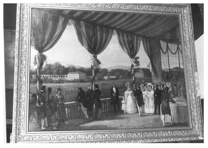 Châteaubriand reçoit la grande-duchesse Hélène de Russie dans les jardins de la Villa Médicis le 29 avril 1829