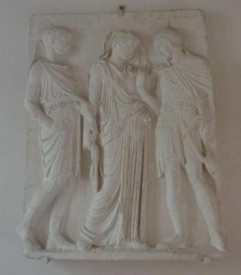 Tirage d'un relief : Hermès, Orphée et Eurydice