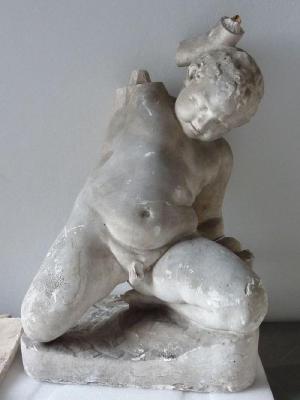 Tirage d'une statue d'Hercule enfant étouffant deux serpents