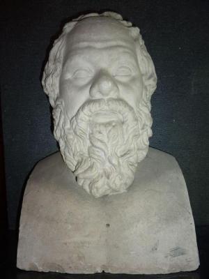 Tirage d'un terme : tête de Socrate