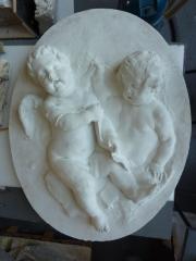 Tirage d'un relief avec des Putti (d'après François Duquesnoy ?)